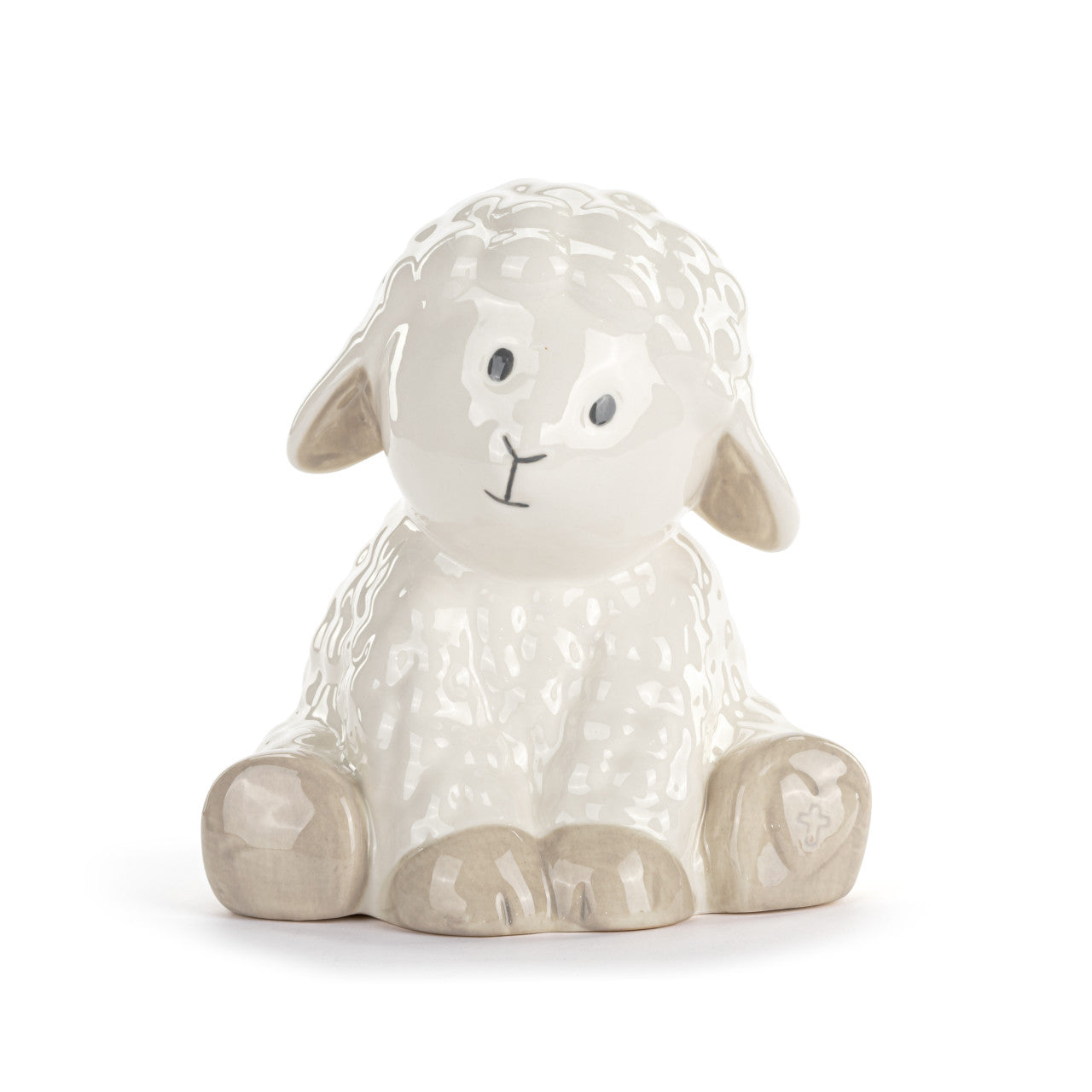 DEMDACO Ceramic Lamb Bank