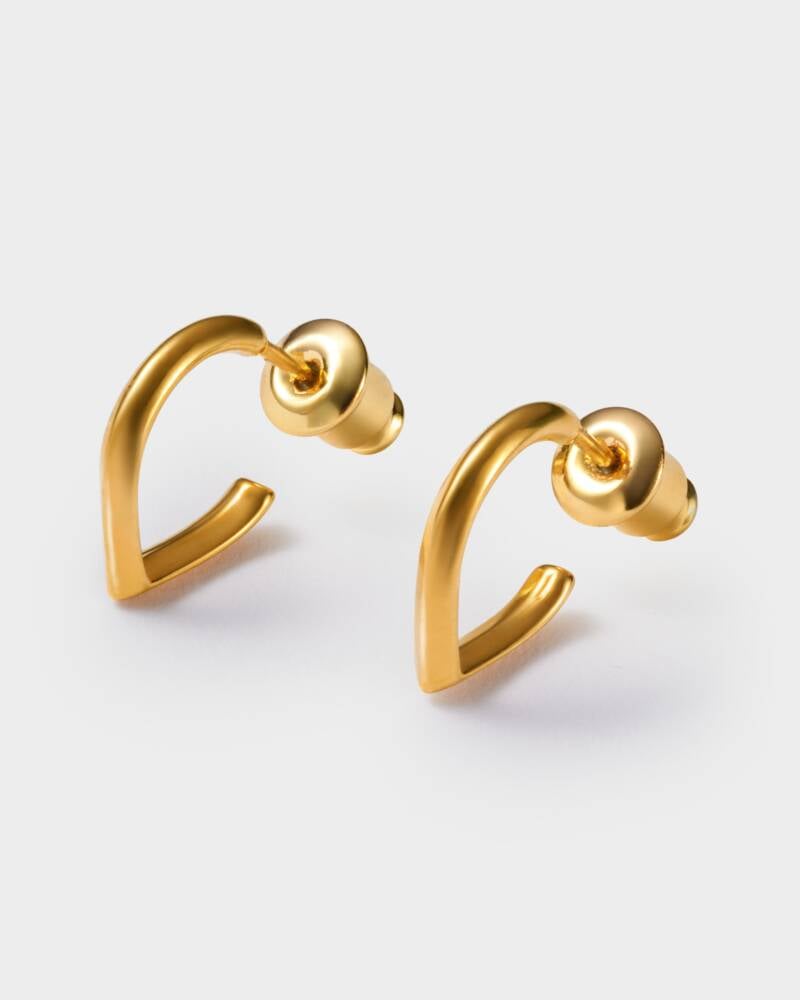 Katie Loxton Elsi Huggie Hoop Earrings | Gold Coated