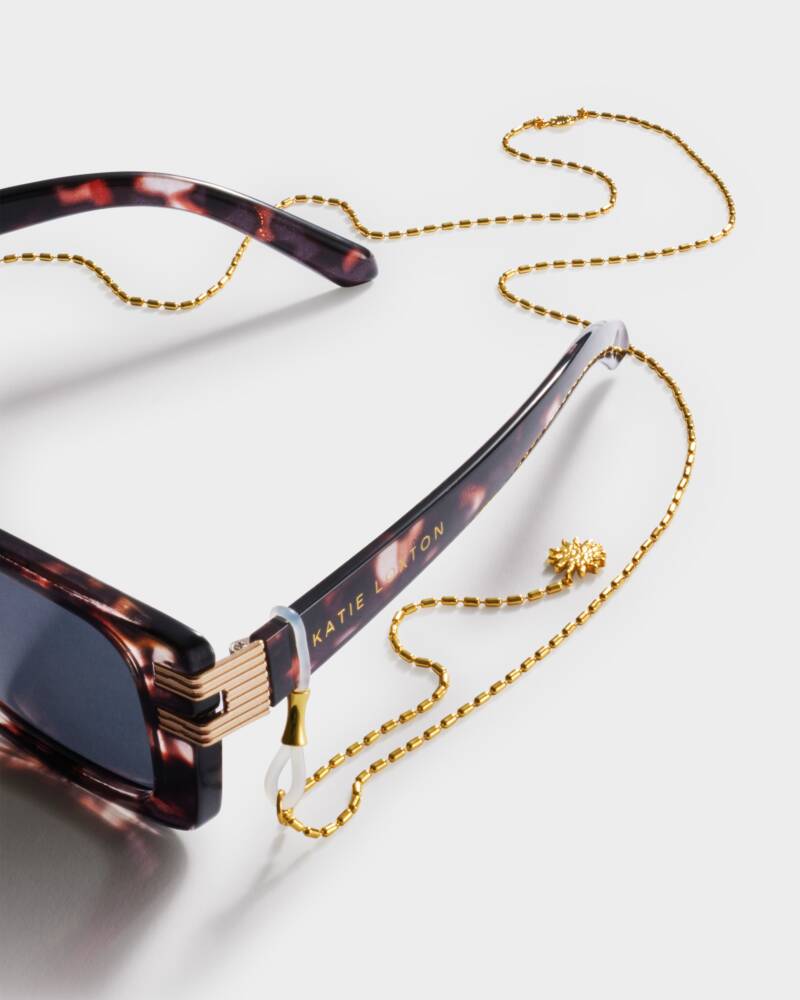 Katie Loxton Solesi Sun Sunglasses Chain | Gold Coated