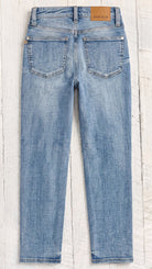 Judy Blue Peggy Ankle Straight | Break Through Blue — Back view
