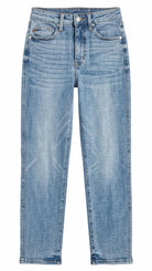 Judy Blue Peggy Ankle Straight | Break Through Blue — Front view