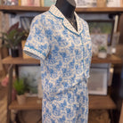 Farm Girl Luxe PJ Set | Highland Cow — Angled view on mannequin