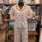 Farm Girl Luxe PJ Set | Bee — Front view on mannequin