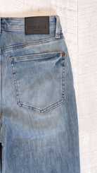 Judy Blue High Waisted T.C. Slim Straight Jeans — Back pocket detail