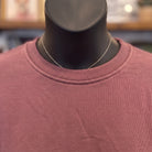 Be Cool Everyday Essential Lightweight Crewneck Top | Merlot — Detail close-up