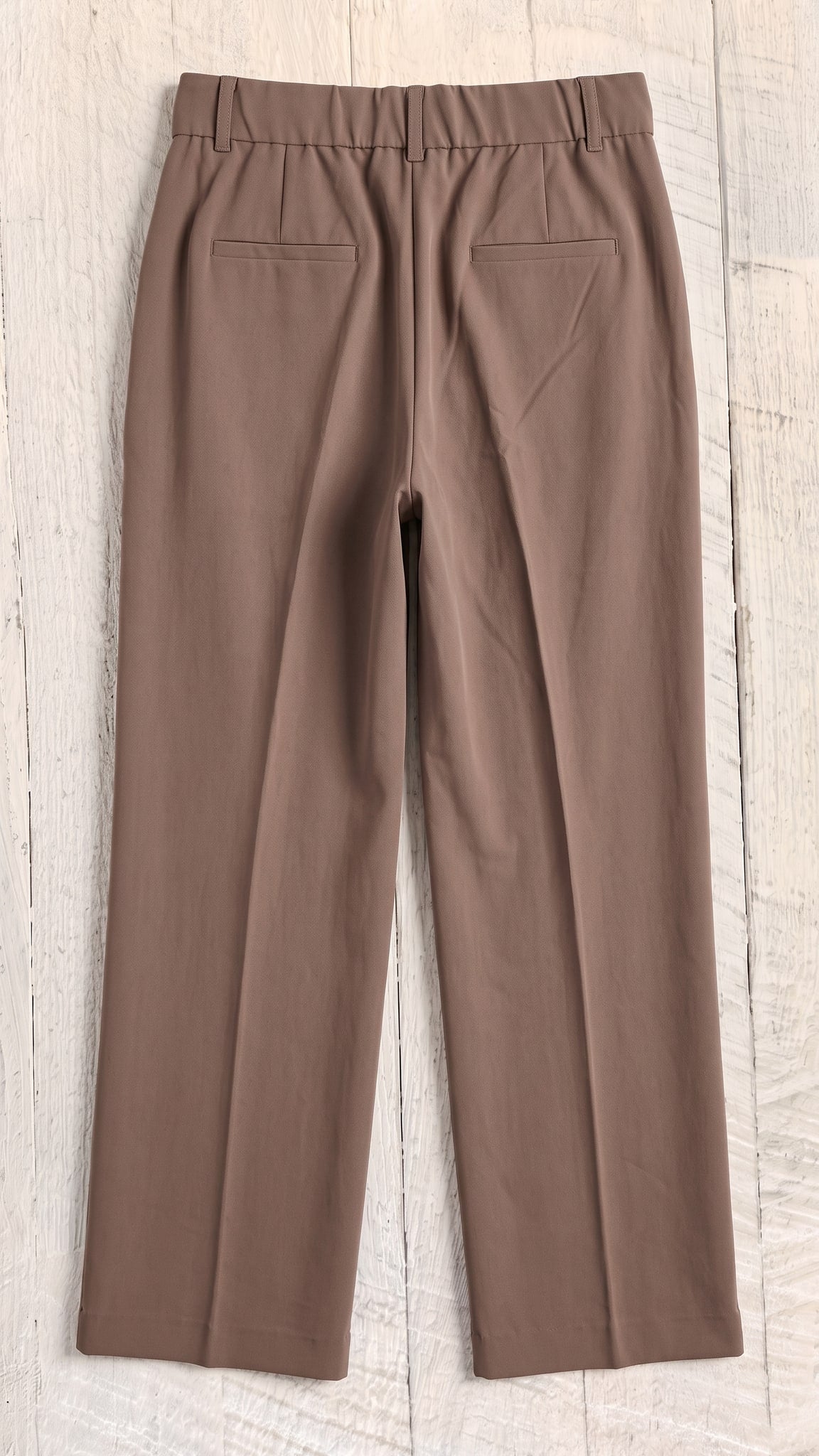 Womens pants TW1587 | Dark Brown — Back view