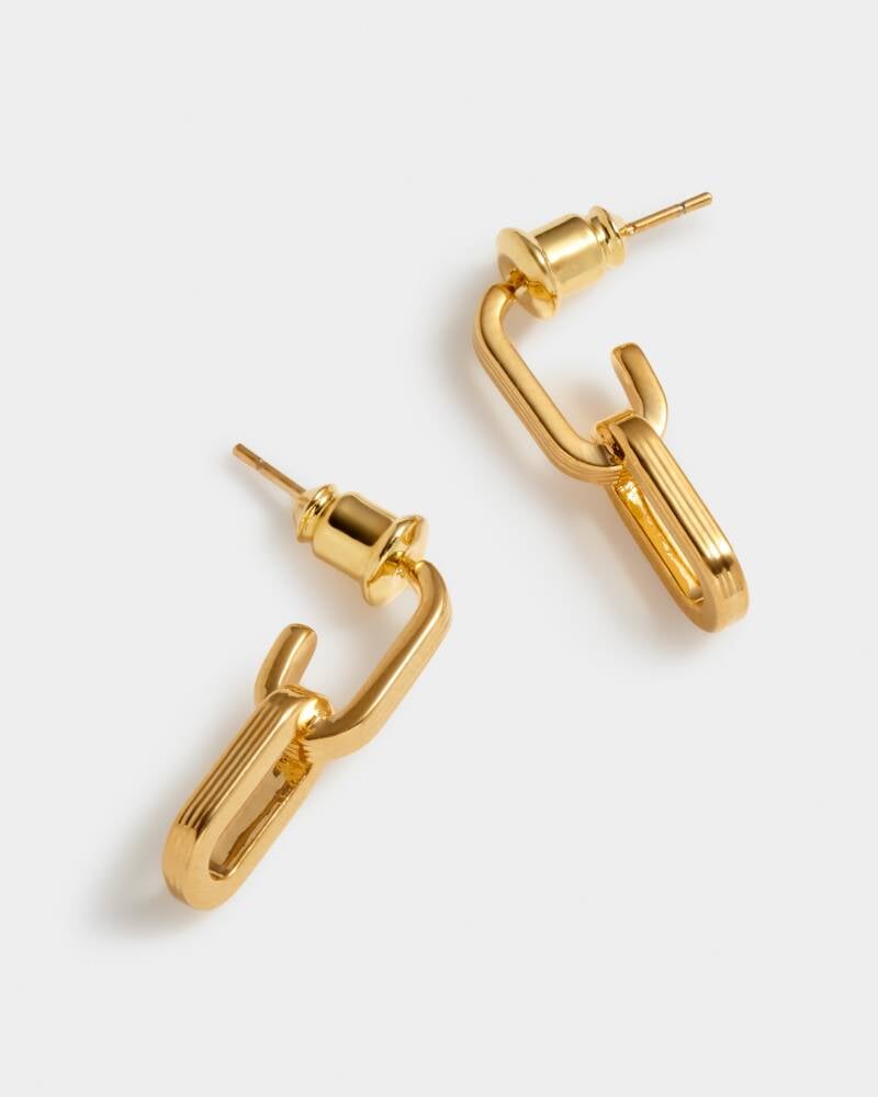 Katie Loxton Arabella Hoops | Gold Coated