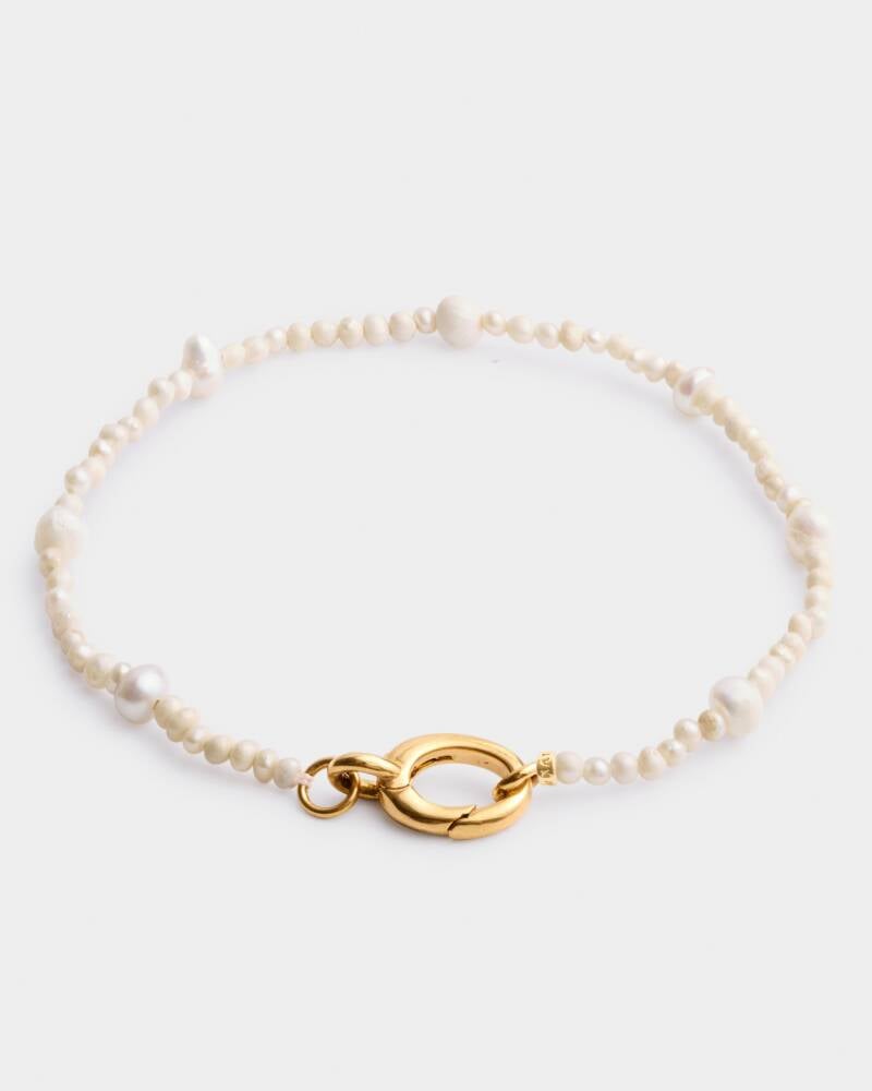 Katie Loxton Pearl Glow Bracelet | Pearl and Gold Coated