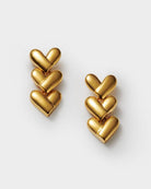 Katie Loxton Heart Link Earrings | Gold Coated
